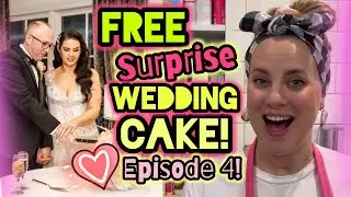 Free surprise wedding cake EP 4! From design to decoration to assembly at venue!