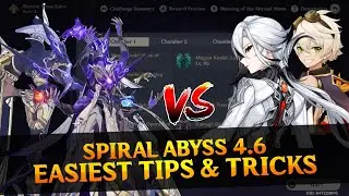 NEW SPIRAL ABYSS 4.6 IS HARDER ?? F2P ABYSS GUIDE || EASIEST TIPS AND TRICKS || Genshin Impact 4.6