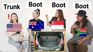 US vs Australia vs Singapore vs South Africa ENGLISH Differences!