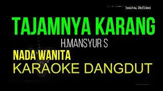 TAJAMNYA KARANG KARAOKE DANGDUT ORIGINAL NADA WANITA HD AUDIO