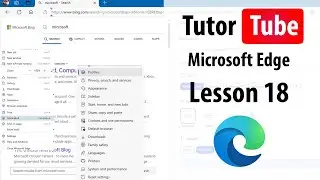 Microsoft Edge - Lesson 18 - Changing Default Home Page