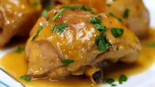 Garlic chicken. Its so delicious that I cook it almost every week ❗ A lot and easy food