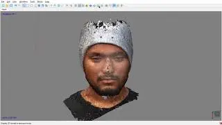 Agisoft Photoscan ( Sumit Das Face ) Mesh Overview