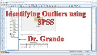 Identifying Outliers in SPSS