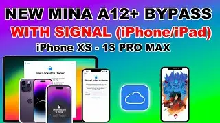 😍👀 NEW MINA A12+ New Model iCloud Bypass iOS 17 with Sim iCloud Bypass XS/XR - iPhone 13 PRO Max