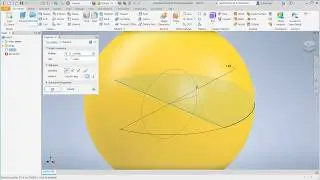 Autodesk Inventor 2021 How to Create a Sphere