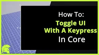 Core Games UI Tutorial - Making A UI Toggle From A Keypress