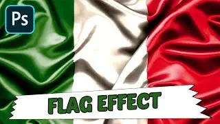 Realistic Flag Effect in Photoshop | Photoshop Effects