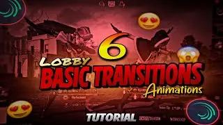 6 Basic Transitions😱 in Alight Motion Tutorial | PUBG Lobby Transition Tutorial | Mr TOM Playz