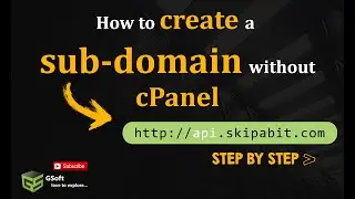 how to create subdomain without cpanel? | GoDaddy | Digital Ocean