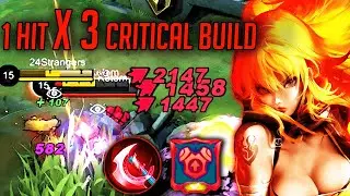 MASHA USER WATCH THIS MOST INSANE CRITICAL BUILD X3 CRITICAL TRUE DAMAGE - BEST MLBB GAMEPLAY 2021