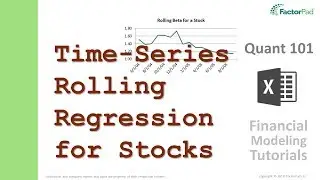 Time-series analysis of stock return regressions in Excel | Financial Modeling Tutorials