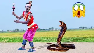 Very Special Trending Snake Comedy Video 2024 😂 Amazing Funny Video 2023 Episode 340 By Bidik Fun Tv