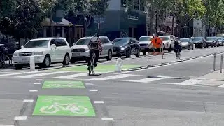 Officials consider design change of SFs controversial Valencia St. bike lane after evaluation