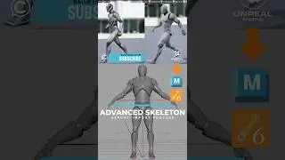 Maya & Advanced Skeleton: Import/Export Unreal Mannequin Animations in 30 Seconds!