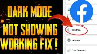 How To Fix Facebook Dark Mode Option Not Showing Working Trick! | Enable Dark Mode on Facebook