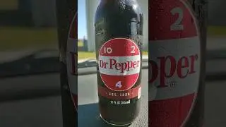 Dr Pepper in a Glass Bottle With Real Sugar!