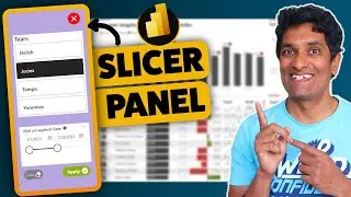 How to make a Show / Hide SLICER PANEL in Power BI 💡