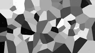 Animated Grey Voronoi Background - 10 Minutes