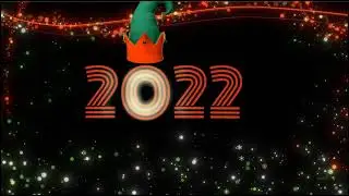 Футаж. 2022 на хромакее. Christmas Green Screen Background