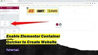 How to Enable Container on Elementor