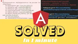 Solving NullInjectorError: No provider for _HttpClient! in Angular 18