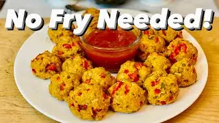 Baked Alligator Fritters | Gator Recipe No Fry