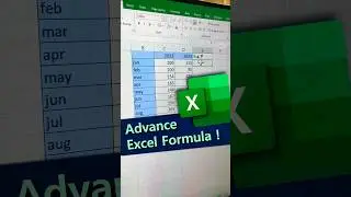 💥💥Advance Excel Formula 🚩Excel Formula #shorts #ytshorts #excel #msoffice #ytviral