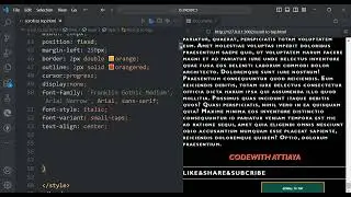 Custom Scroll Bar with JavaScript – Step-by-Step project for beginner