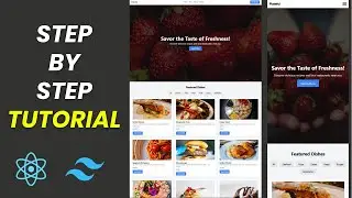 Create a Stunning Food Website with React, Tailwind CSS & Framer Motion