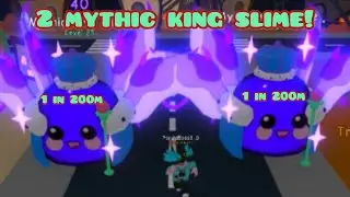 THE NEW *MYTHIC KING SLIME!!!* (1st in world) | bubble gum simulator