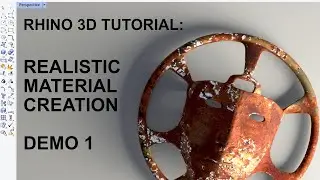 Rhino 3D Tutorial: Realistic material and texture creation