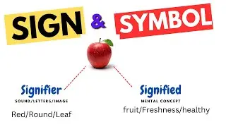 Sign and Symbol differences in Linguistics | Signifier and Signified