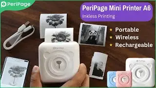 Riitek Peripage Mini A6 Pocket Printer | Inkless Thermal Printer | Mini Portable Printer🔥