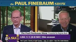 Brian Kelly Breaks Down #LSU/ #S.Carolina Clash & More with Paul Finebaum!