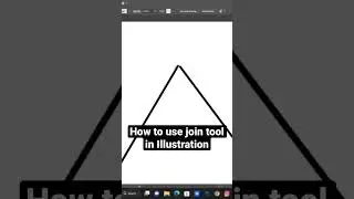 How to use Join Tool in Illustrator 