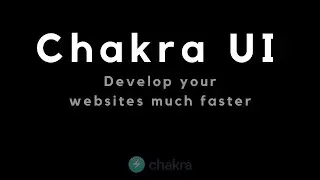 Chakra UI - Developer your website much faster with 50+ UI components 