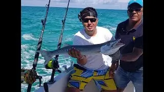 КУБА!ТРОФЕЙНАЯ РЫБАЛКА! Fishing in Cuba. Catching barracuda.