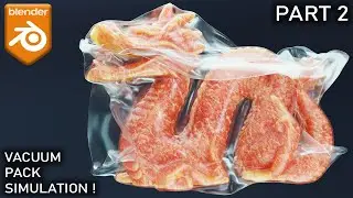 Plastic Vacuum Pack Simulation in Blender - TUTORIAL