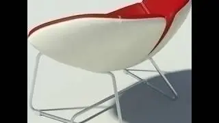 3D Model Fjord inox red Chair Review