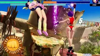 Athena Mai Dress Vs Luong SNK Heroines - KOF XV MODS