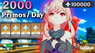 I Travelled Back in Time for 100,000 F2P Primogems - Day 18 (Genshin Road to 100k)