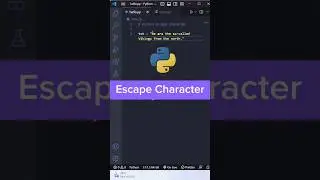 Python Escape Character 