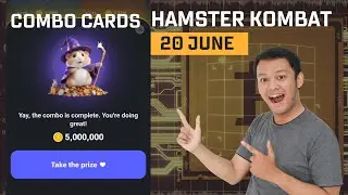 Hamster Kombat 20 June Daily Combo Cards | Today's 5 million Hamster Kombat cards