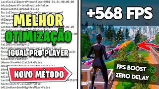 COMO ACABAR COM DROP DE FPS IGUAL PRO PLAYER (Blackoutz faz isso) NO FORTNITE