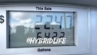 With gas prices soaring, I'm happy to be driving a Hybrid.