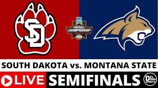 South Dakota vs Montana State LIVE 🏈 FCS Championship Semifinals Play-by-Play Dec 21,2024