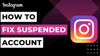 How to Fix Suspended Instagram Account !