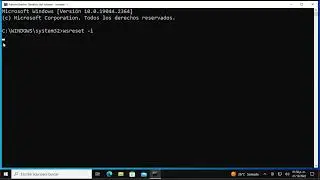 Restaruar Microsoft Store con CMD simbolo del sistema en Windows  10