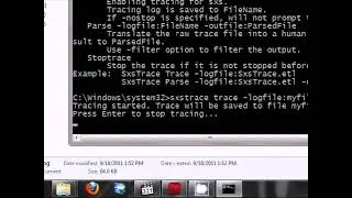 sxstrace.exe cmd command line tool (WinSxs Tracing Utility)